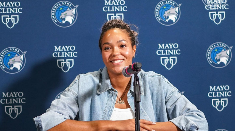 Nafisa Koljera 2025. gada 30. septembrī. Foto: Minnesota Lynx