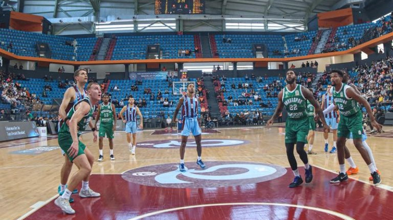 Mirklis no Trabzonas un Bursas komandu spēles. Foto: Trabzonspor Basketbol Takımı