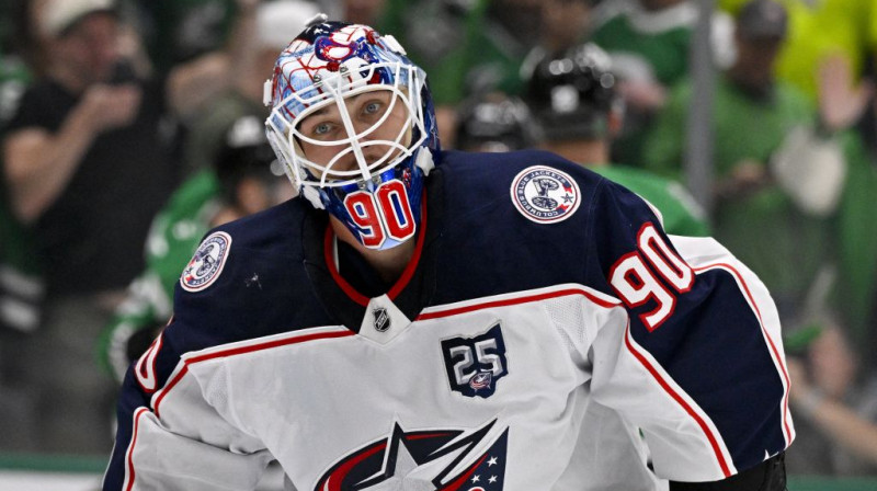 Elvis Merzļikins. Foto. Imagn Images. Scanpix