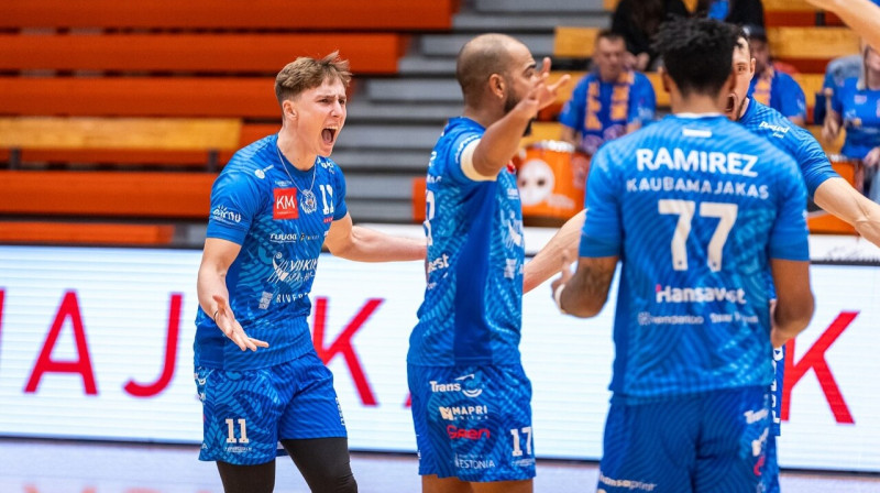 Pērnavas komandas volejbolisti. Foto: Aivar Kütt/Pärnu Võrkpalliklubi