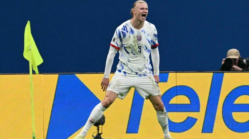 Ērlings Holanns Foto: AFP/Scanpix