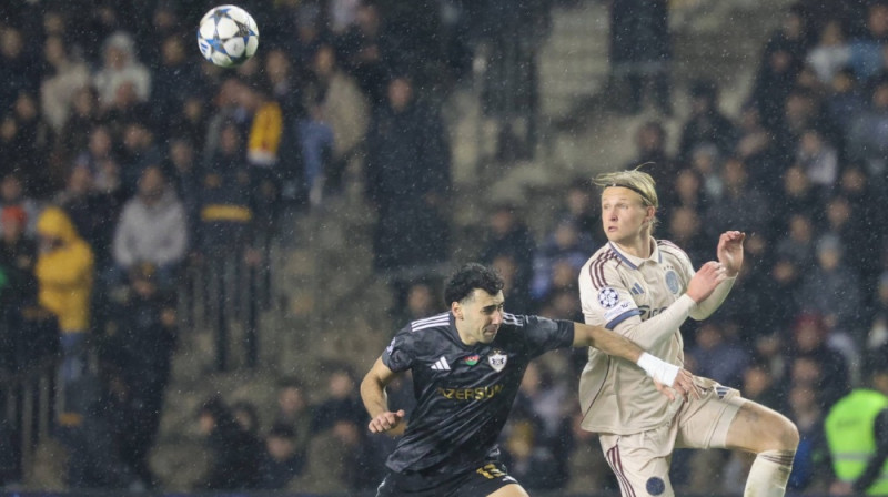 Leandru Andrade un Kaspers Dolbergs. Foto: IMAGO/Pro Shots/Scanpix