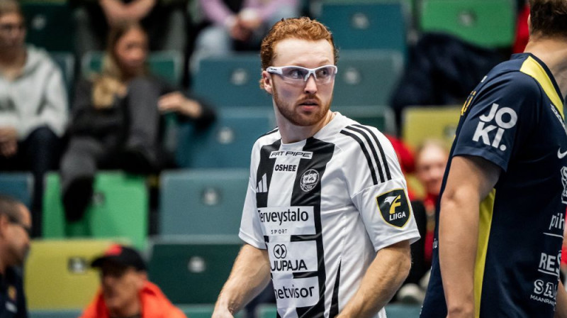 Alekss Eklunds atzīmējies ar kārtējo hat-trick, foto: F-liiga