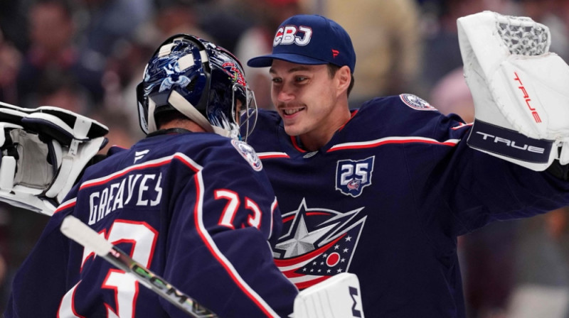 Elvis Merzļikins. Foto: Getty Images via AFP/Scanpix