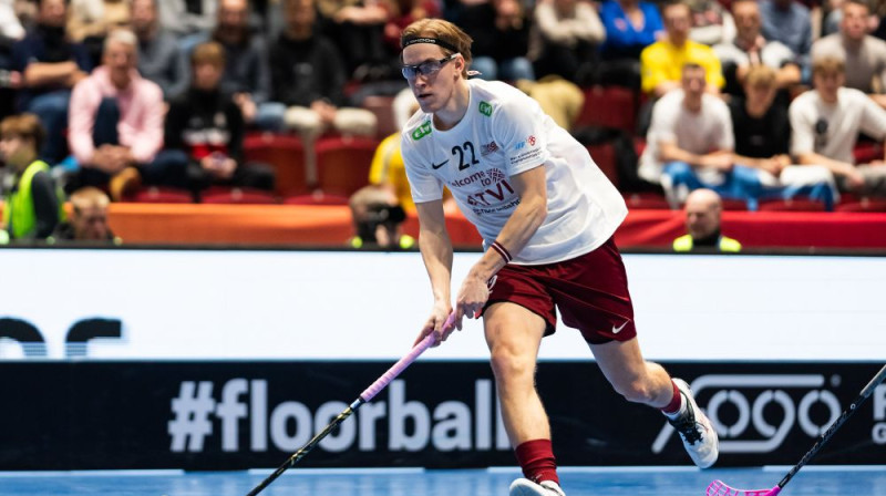 Pēteris Trekše priecēja ar vairākām skaistām piespēlēm, foto: Viktor Källberg, IFF