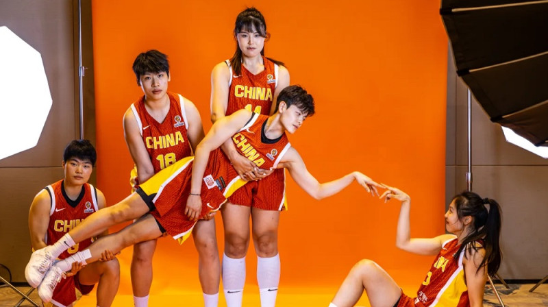 Ķīnas basketbolistes. Foto: FIBA