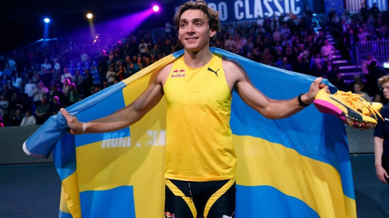 Armands Duplantis. Foto: AFP/Scanpix