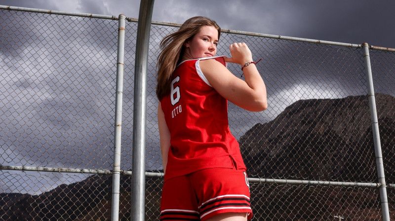 Evelīna Otto 2025. gada 20. oktobrī. Foto: Utah WBB