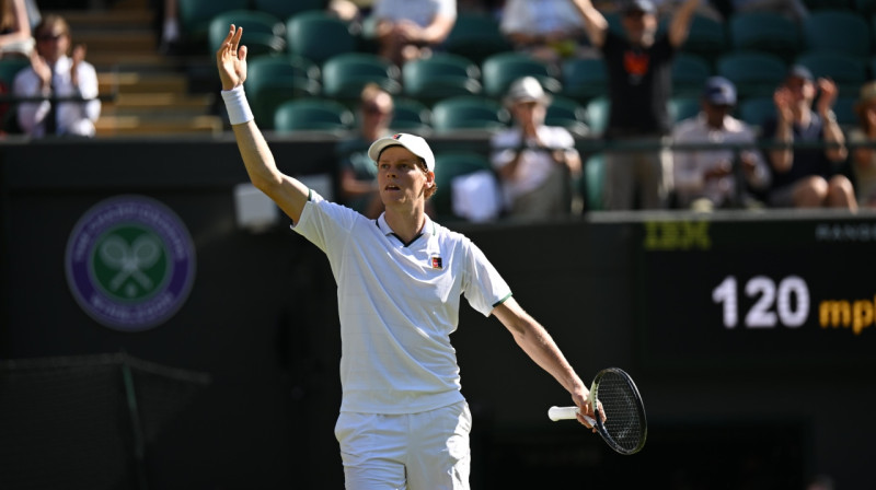 Janniks Sinners. Foto: Wimbledon