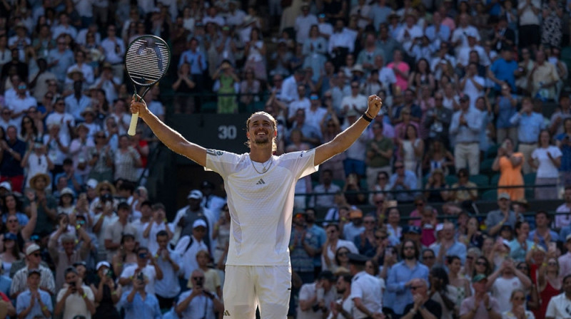 Aleksandrs Zverevs. Foto: Jonathan Nackstrand/AELTC, wimbledon.com