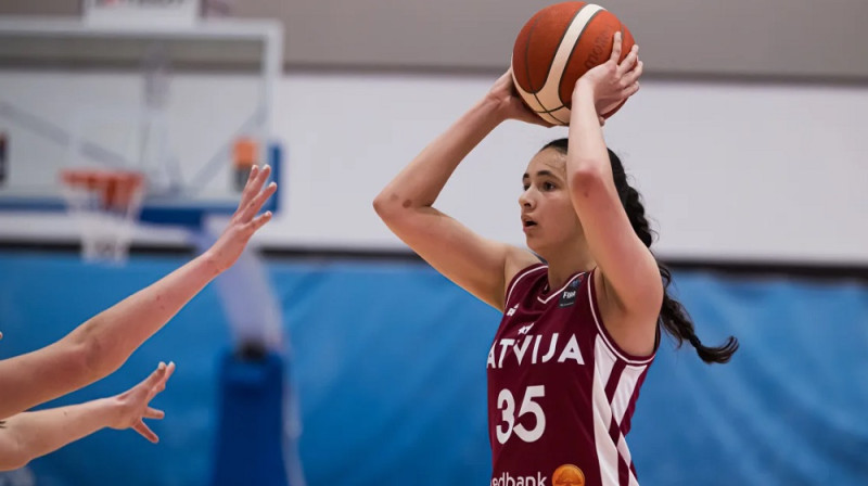 Šarlote Skrebele 2026. gada 11. jūlijā. Foto: FIBA