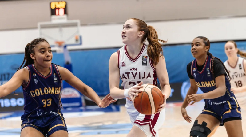 Evelīna Sirsniņa 2026. gada 19. jūlijā. Foto: FIBA