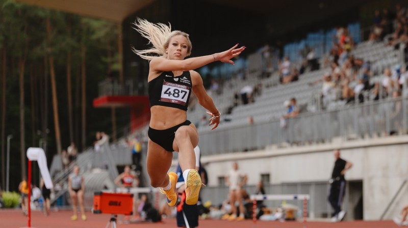 Brenda Apsīte. Foto: Guntis Bērziņš, Latvijas Vieglatlētikas savienība
