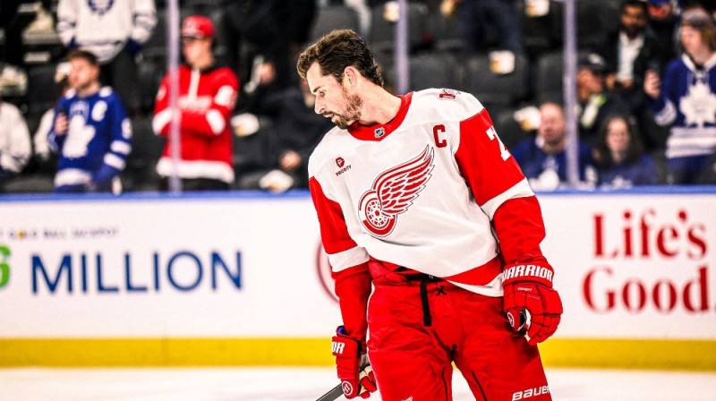 Dilans Larkins. Foto: Detroit Red Wings