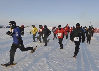 Maratonā 37 grādu salā uzvar skrējējs no Krievijas