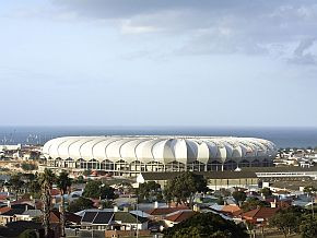 Dienvidāfrikā atklāts pirmais stadions 2010. gada PK izcīņai