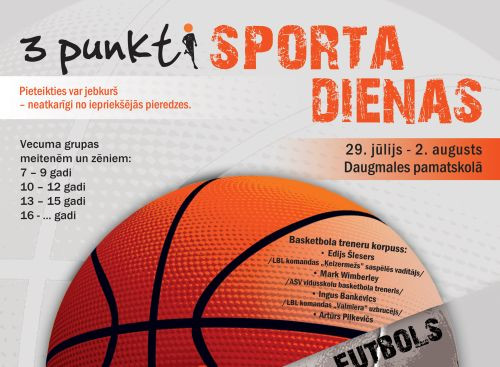 Bankevics "3 punktu" Sporta dienās