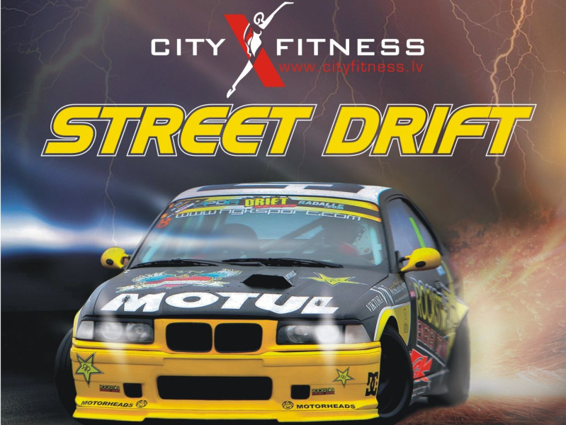 Svētdien "City Fitness Street Drift"