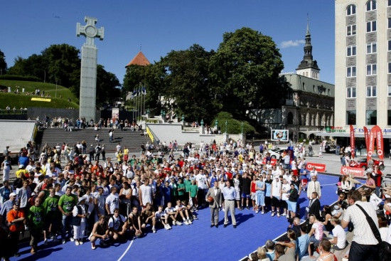 14. augustā Tallinā lielākais Igaunijas ielu basketbols