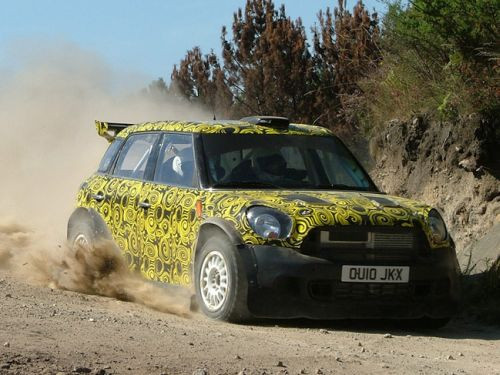 Marko Martins un Gronholms aizvada pirmos testus ar jauno ''Mini'' WRC automašīnu (+video)