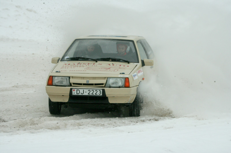 Ziemas autosprinta čempionāts: Centrs jau sācis, Kurzemes posms pārcelts uz 2. janvāri