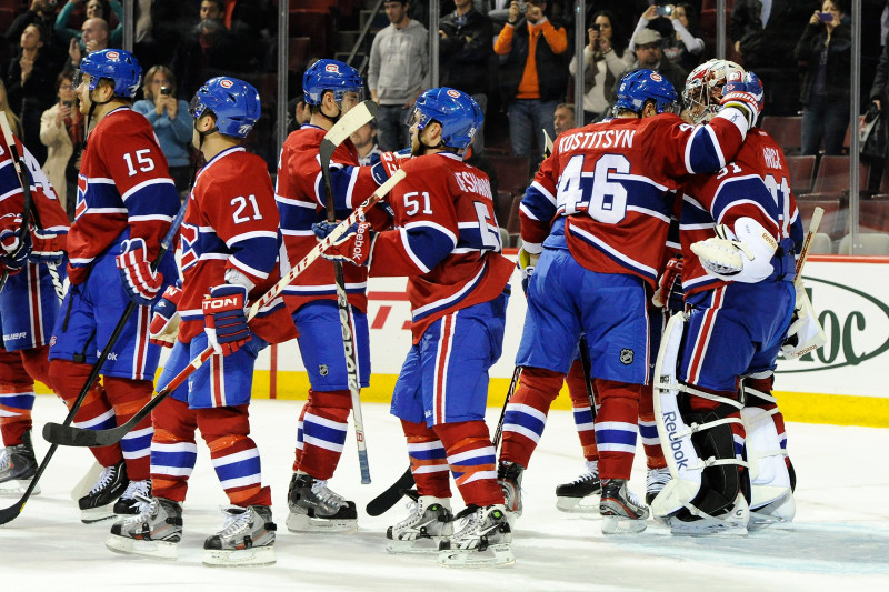 "Canadiens" pārtrauc zaudējumu sēriju, Praisam 100. uzvara NHL