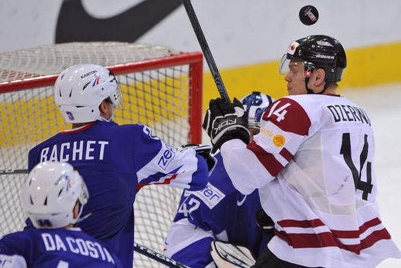 Francija izsauc NHL spēlētāju uz divām pārbaudes spēlēm pret Latviju
