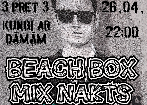 "Beach Box Mix Nakts" turnīrs jau atkal piektdienas vakarā