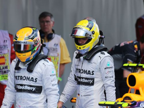"Mercedes" piloti šokēti par rezultātiem Barselonā