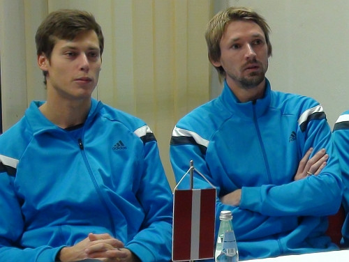 Latvijas tenisistiem slovāku pārbaudījums Bratislavā