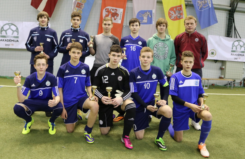 "LMT Futbola akadēmijas" ietvaros noteikta Latvijas U-15 simboliskā futbola izlase