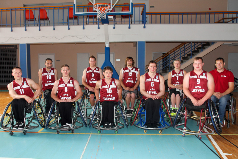 Latvijas ratiņbasketbola izlase piedalīsies Eiropas čempionāta B divīzijā