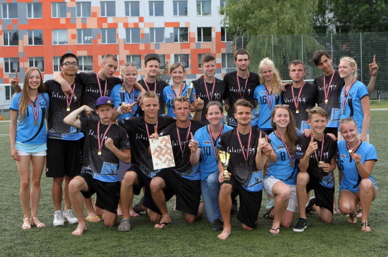Frisbija čempionātā dominē Salaspils komandas