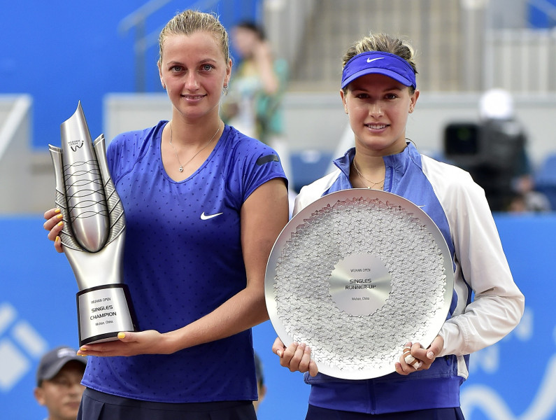 Kvitova sakauj Bušāru un kvalificējas "WTA Finals"