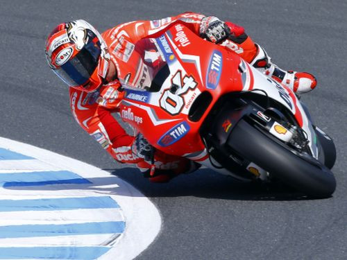 Dovizioso pasniedz "Ducati" pirmo Moto GP "pole position" kopš 2010. gada