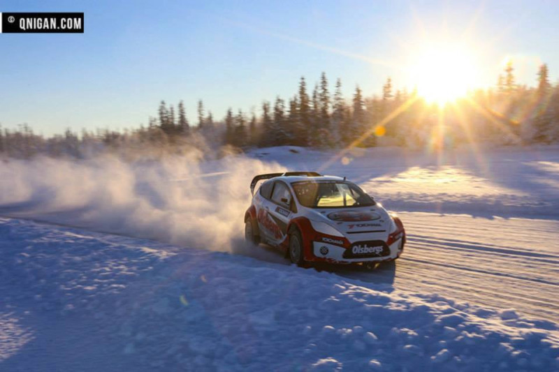Baumanis un Nitišs gatavojas ledus rallijkrosa seriālam "RallyX on Ice"