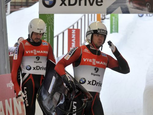 Andris un Juris Šici tikai sestie pasaules čempionātā Siguldā