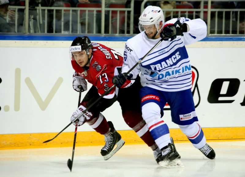 Latvijas izlasei otrajā spēlē minimāla zaudējums pret Franciju