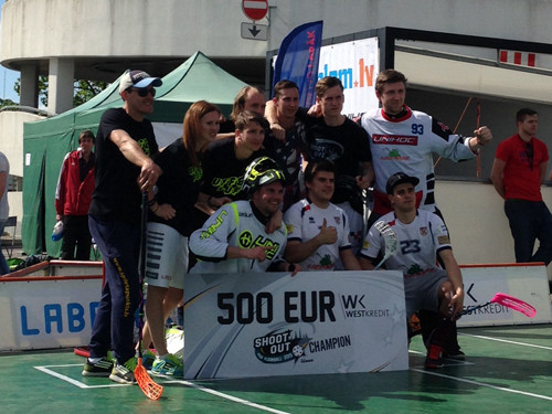 Ar Zviedrijas izlases spēlētāju uzvaru noslēdzies pirmais "Riga Floorball Shootout"