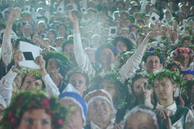 Šodien Vērmanes dārzā atklās VIII Ziemeļu un Baltijas valstu Dziesmu svētkus