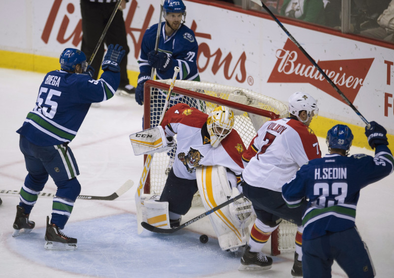 "Canucks" pārtrauc "Panthers" 12 uzvaru sēriju