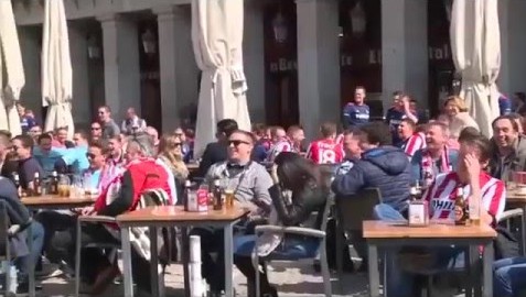 PSV fani necienīgi izturas pret Madrides iedzīvotājiem