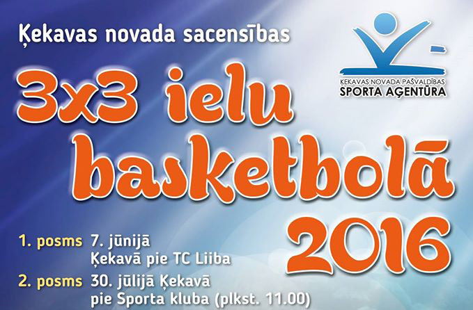 30. jūlijā Ķekavas novada 3x3 basketbola sacensību otrais posms