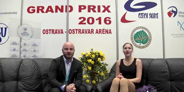 Ņikitina sestā Čehijas junioru "Grand Prix" pirmajā dienā (+video)