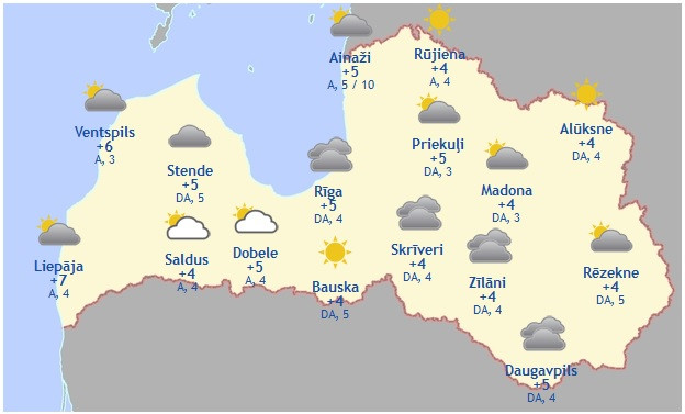 Laika ziņa šodienai - 20. oktobrim