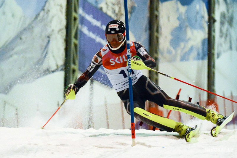 Baltijas kausā paralēlajā slalomā uzvar K. Zvejnieks un Bondare