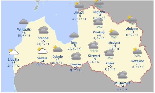 Laika ziņa šodienai - 24. novembrim