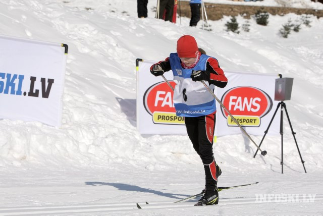 Igaunijas slēpošanas seriāla 4.posmā Latvijas jauniešiem viena godalga