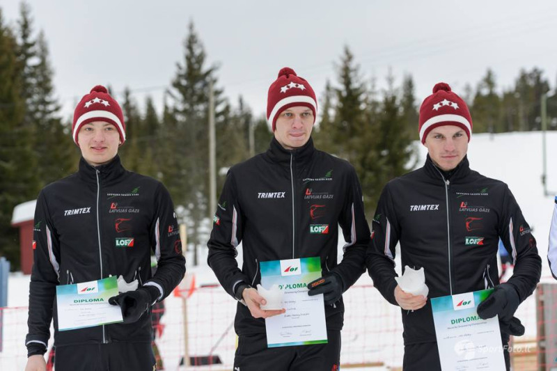 Latvijas komandai 5. vieta Eiropas ziemas orientēšanās čempionāta stafetē