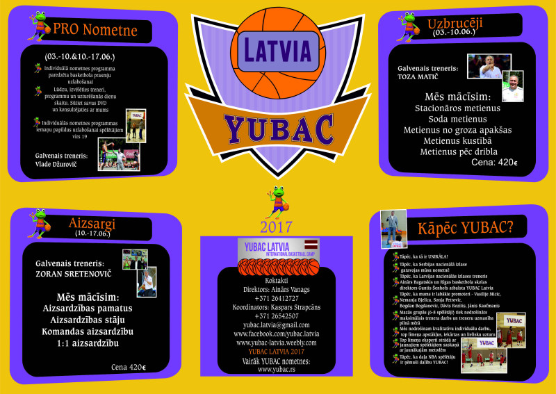 Serbijas Basketbola Nometne Latvijā – YUBAC Latvia